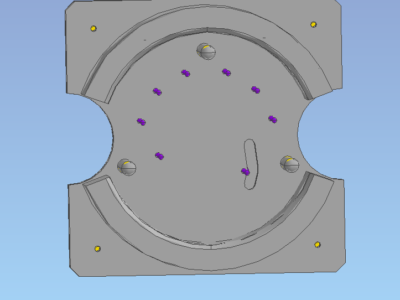 サーキットボード用穴位置検査治具